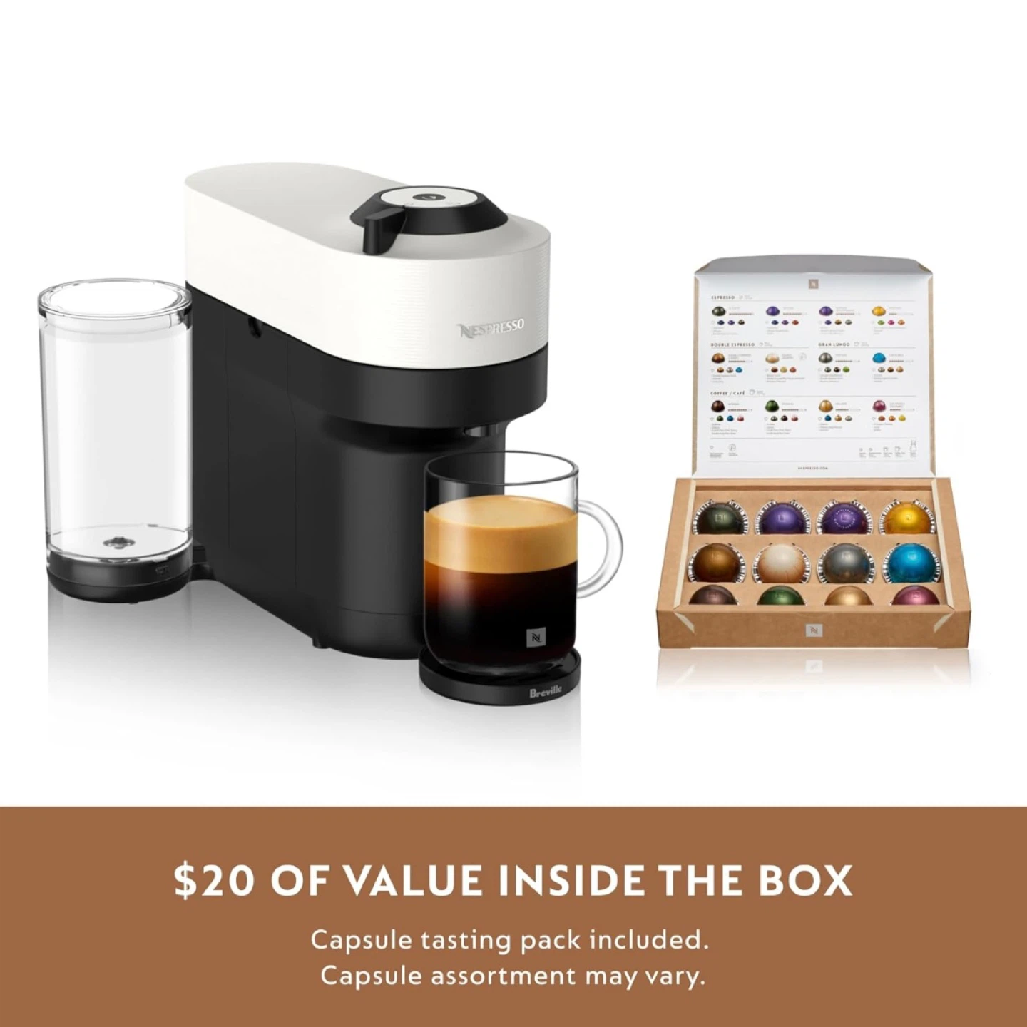 Nespresso Vertuo Pop+ Coconut White Coffee Machine - photo 3
