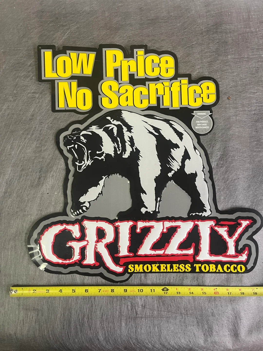 Tin Tobacco Sign 20x20 image indicator(2)