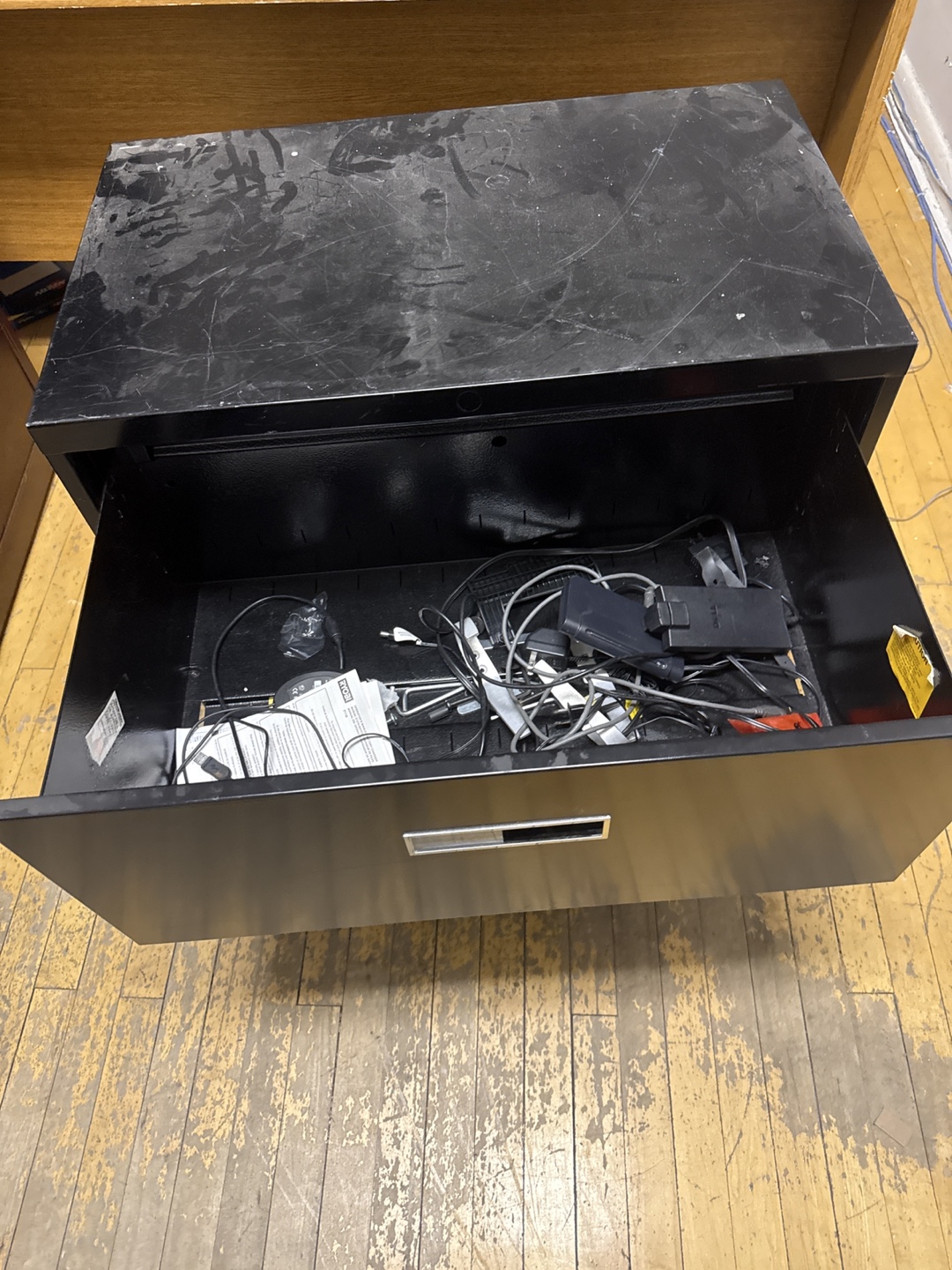 Black 2-Drawer Filing Cabinet - photo 3