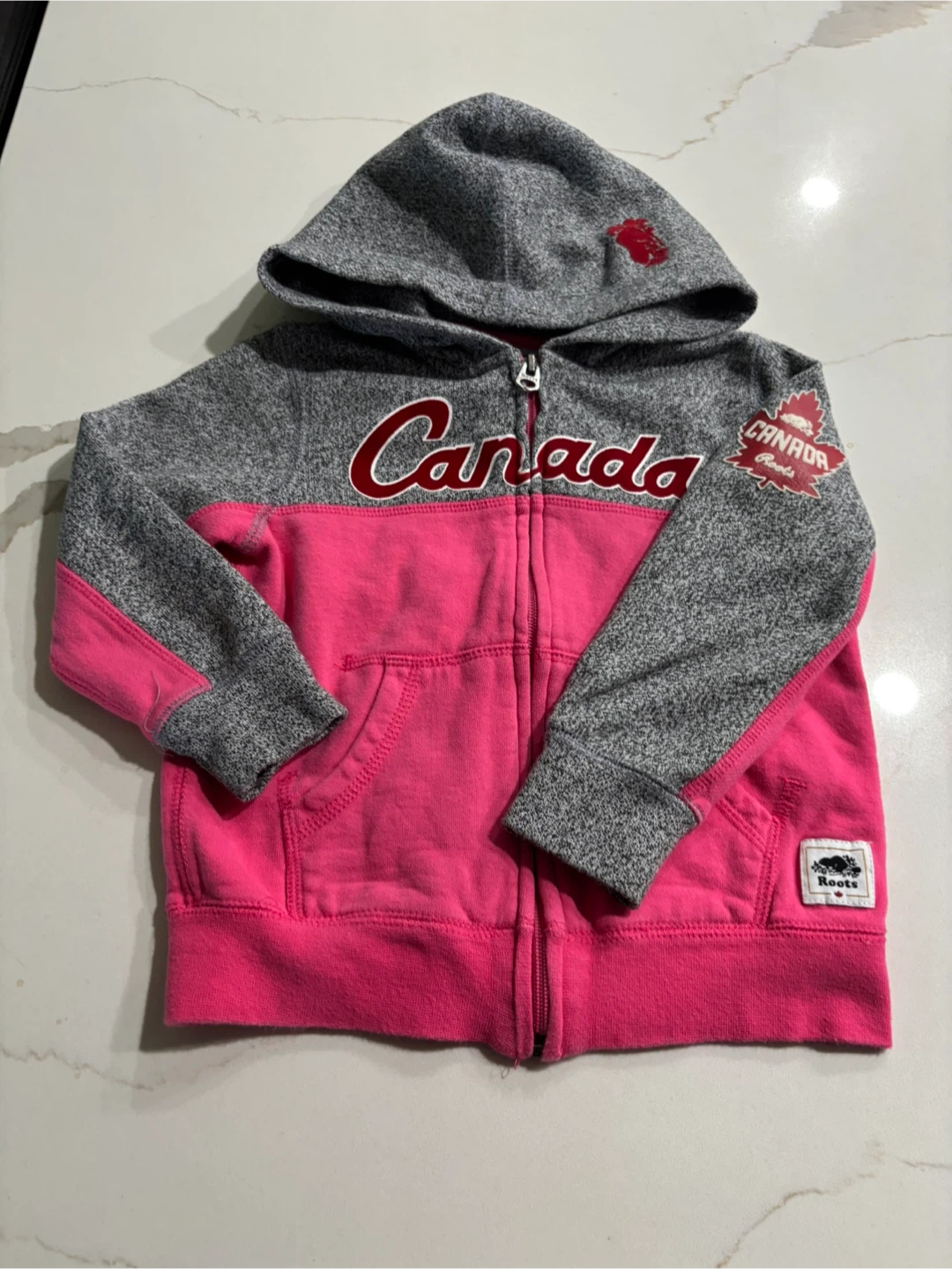 Roots Kids Canada Zip-Up Hoodie - Size 4T