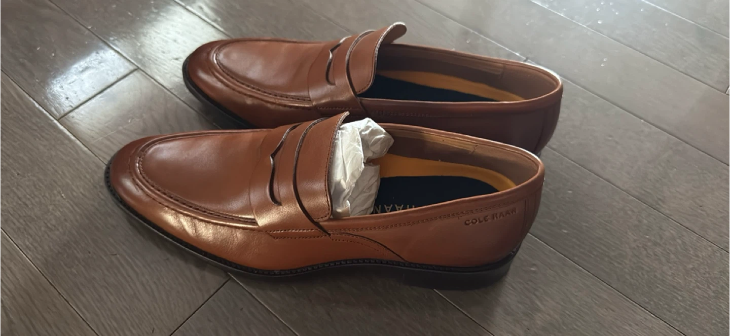 Cole Haan Leather Loafers, Size 9.5