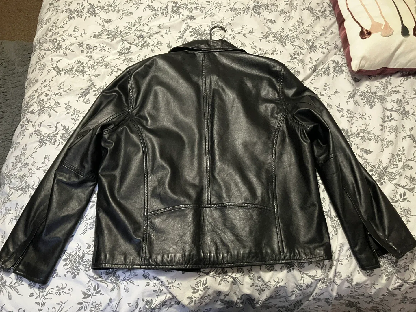 Guess Genuine Leather Jacket, Black, XL image indicator(6)
