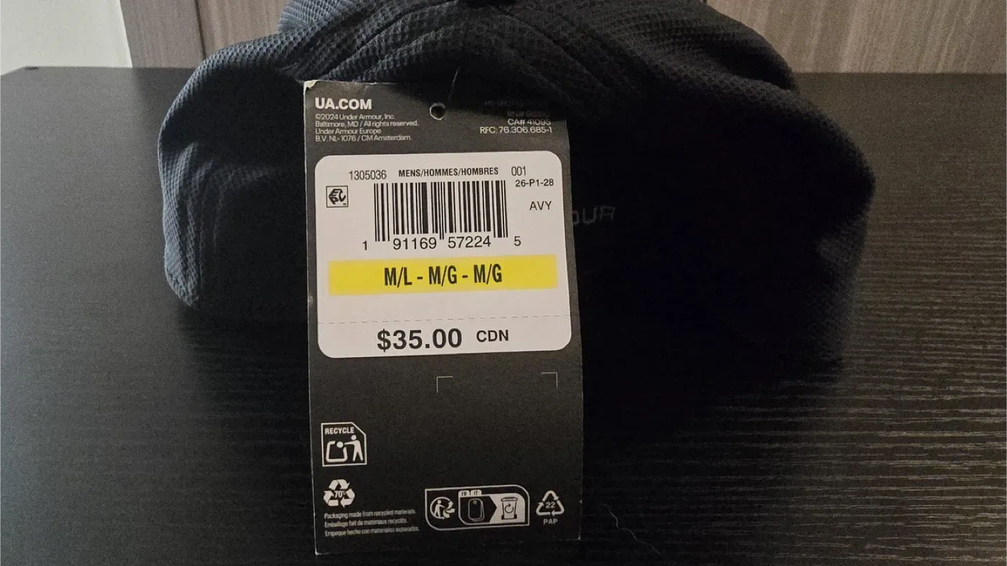 Under Armour Hat - M/L - Black image indicator(4)