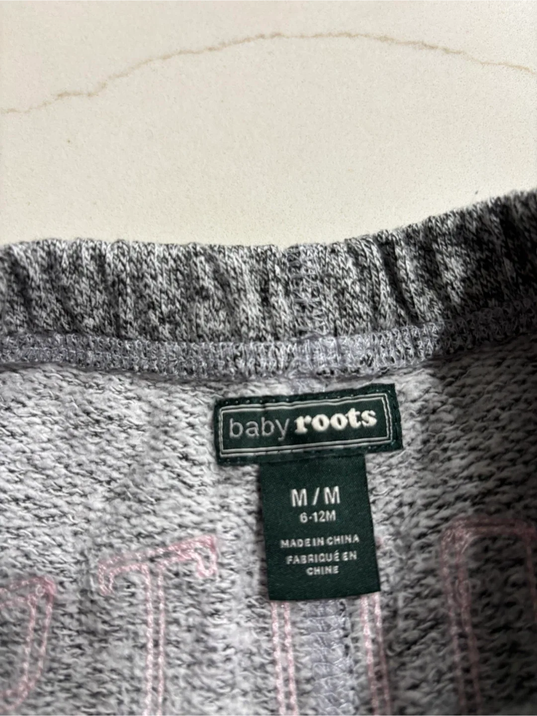 Roots Baby Grey SweatPants Size M (6-12M) image indicator(5)