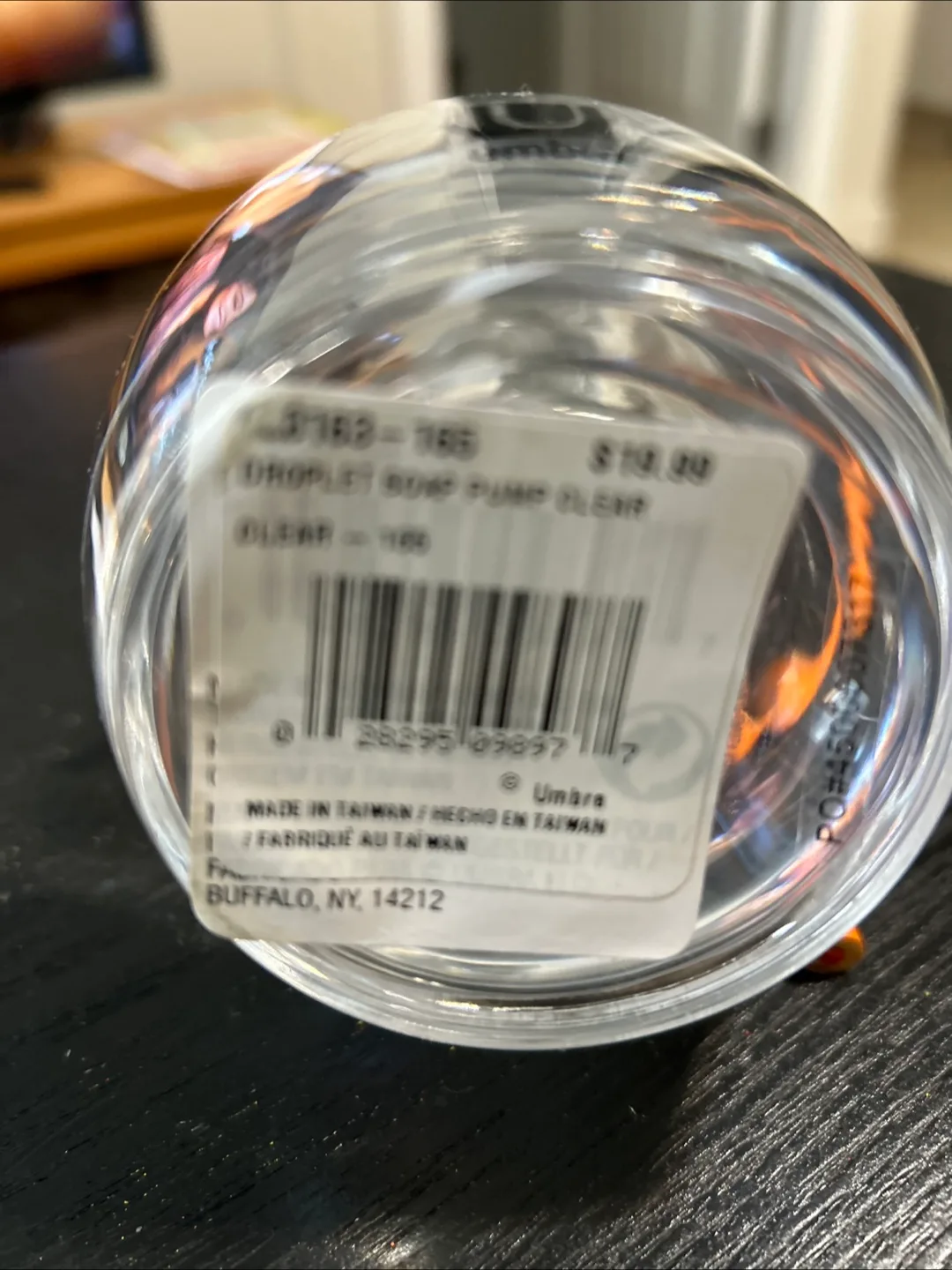 Umbra Droplet Soap Pump - Clear image indicator(4)