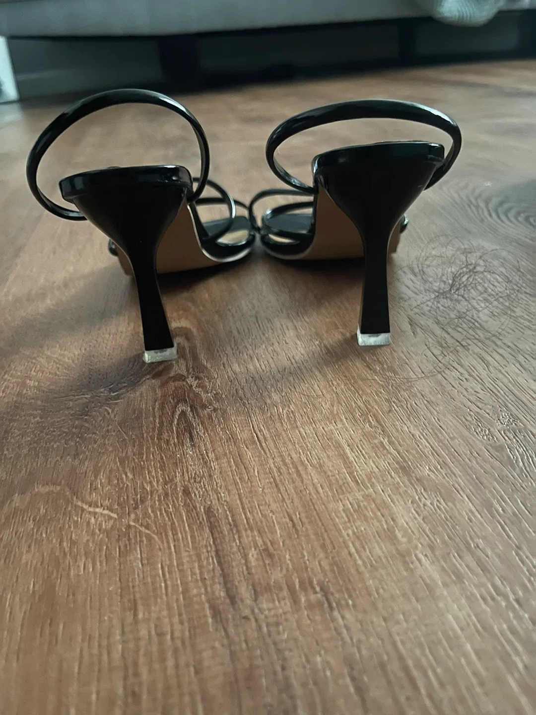 Black Strappy Heels - Size 8 image indicator(2)