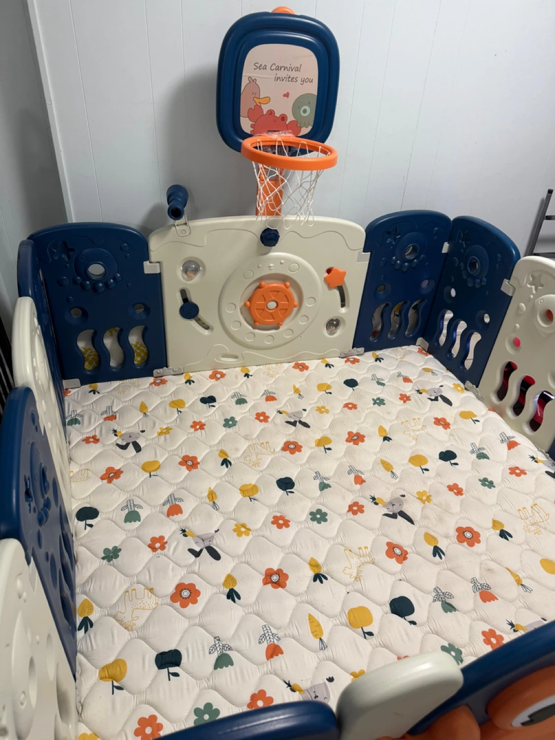 Sea Carnival Baby Playpen/playarea with mat