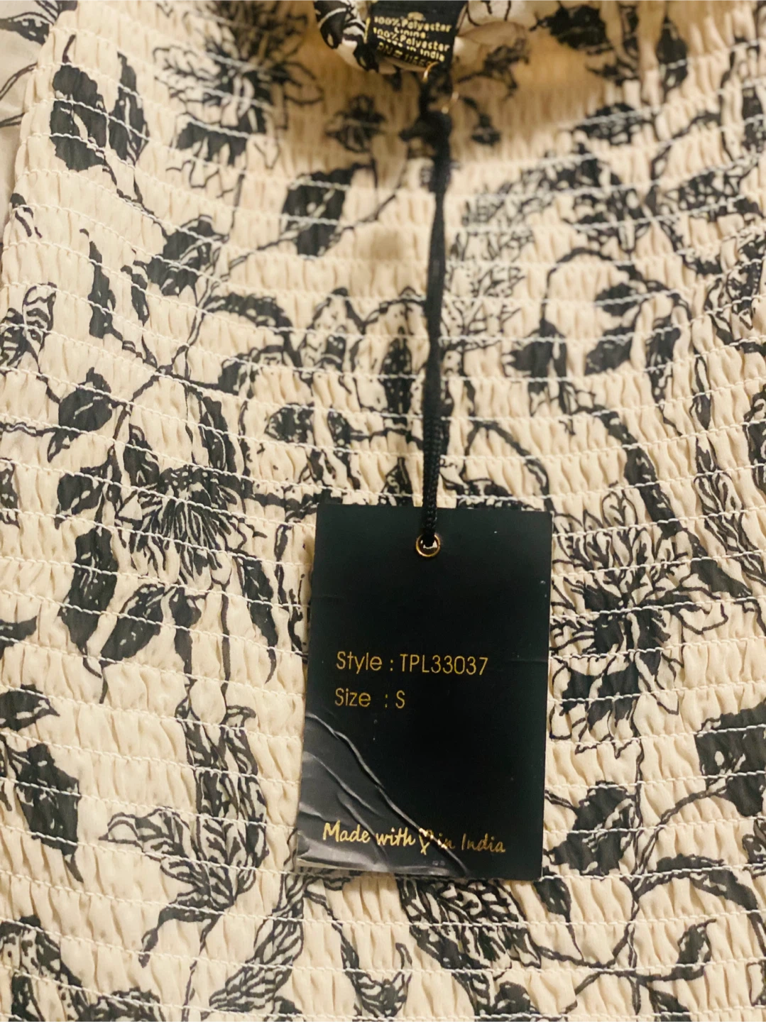 Japna Floral Blouse - Size Small - photo 4