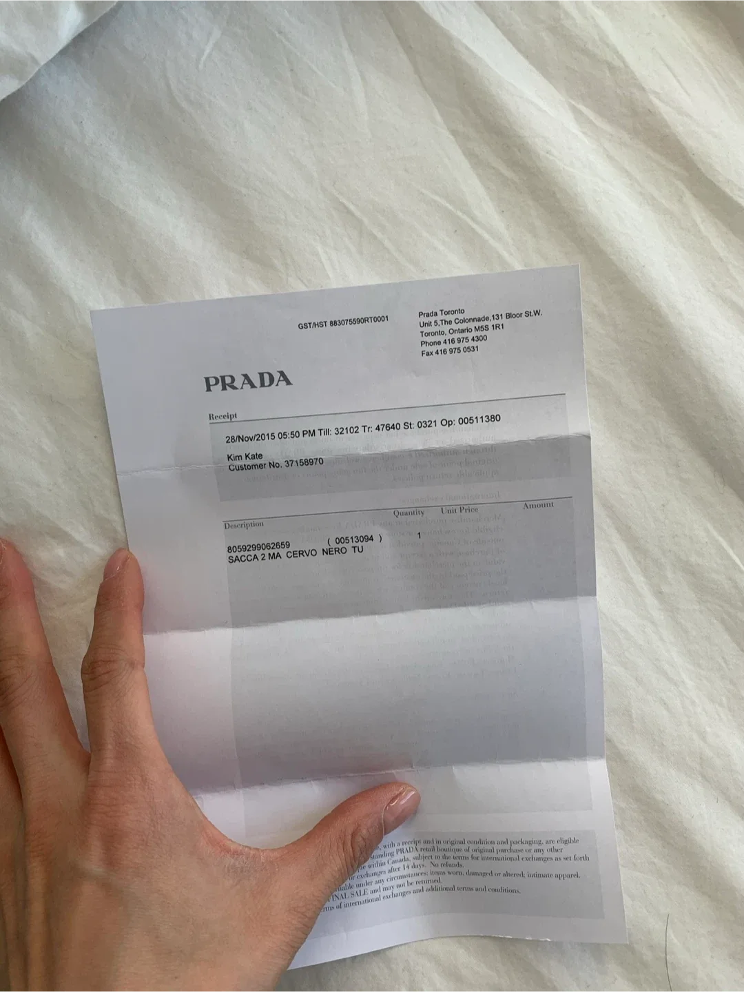 Prada Classic Black Leather Tote - Authentic & Brand New image indicator(6)