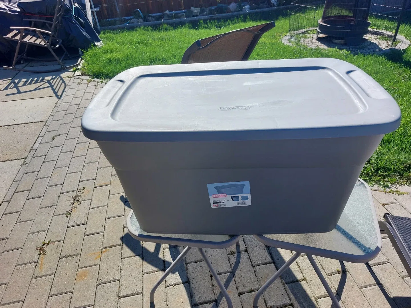 Sterilite Gray Storage Box thumbnail