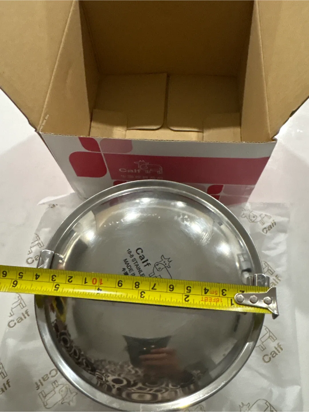 Calf Stainless Steel Food Container with Box image indicator(2)