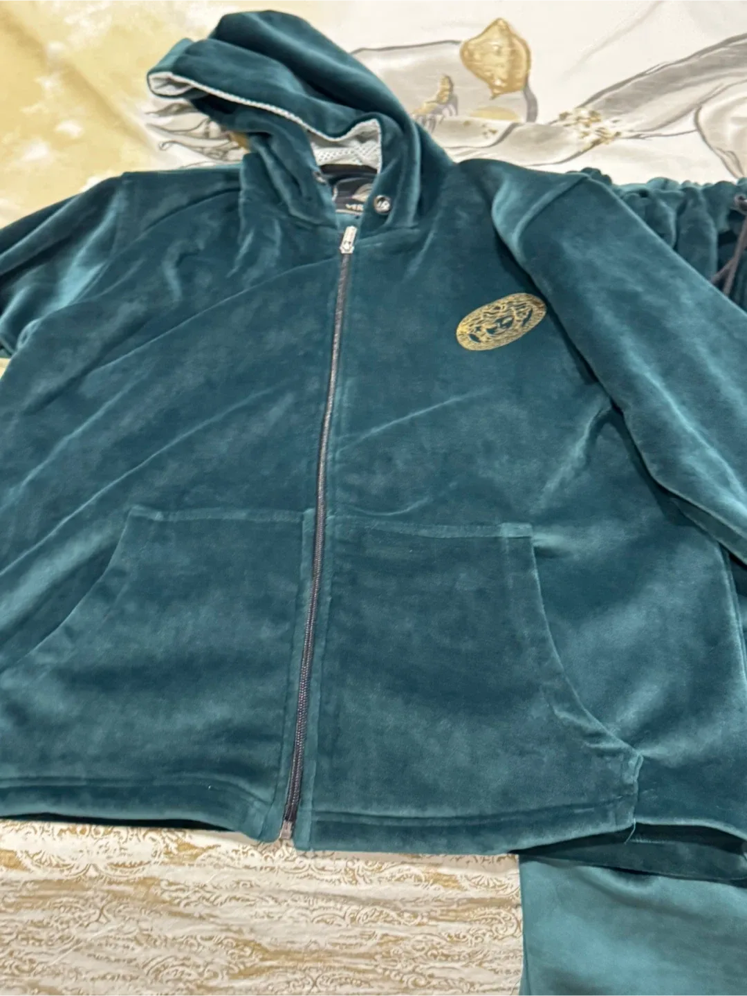 Versace Velour Tracksuit - Green image indicator(6)