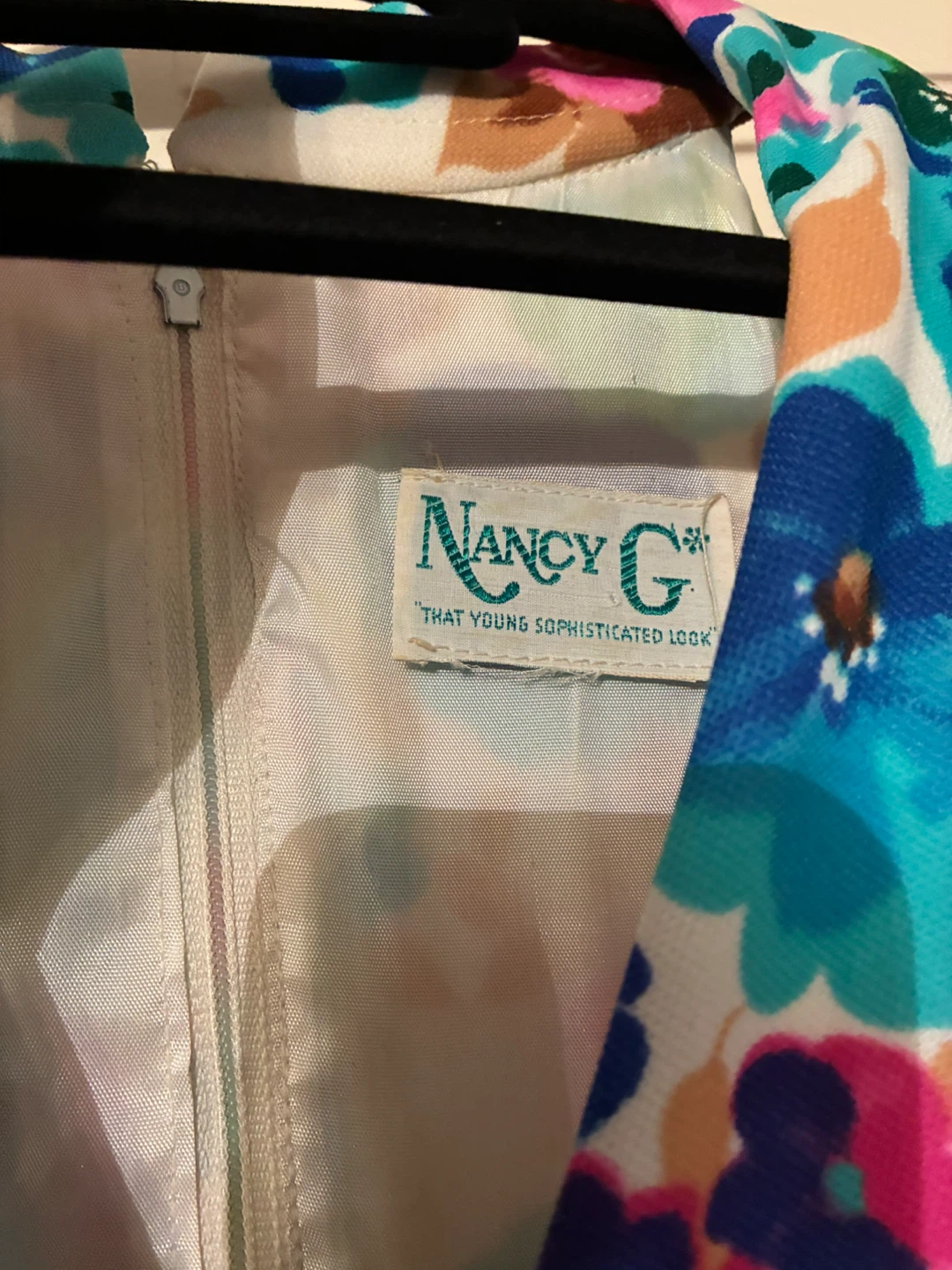 Vintage Nancy G Floral Maxi Dress - photo 3