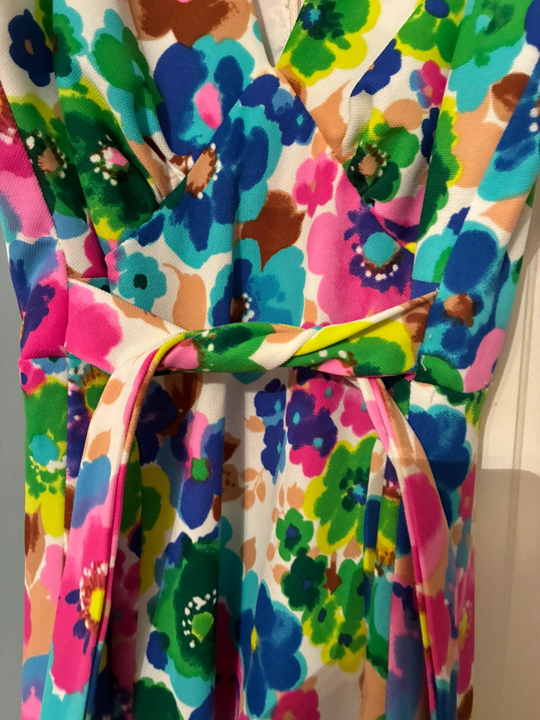 Vintage Nancy G Floral Maxi Dress - photo 2