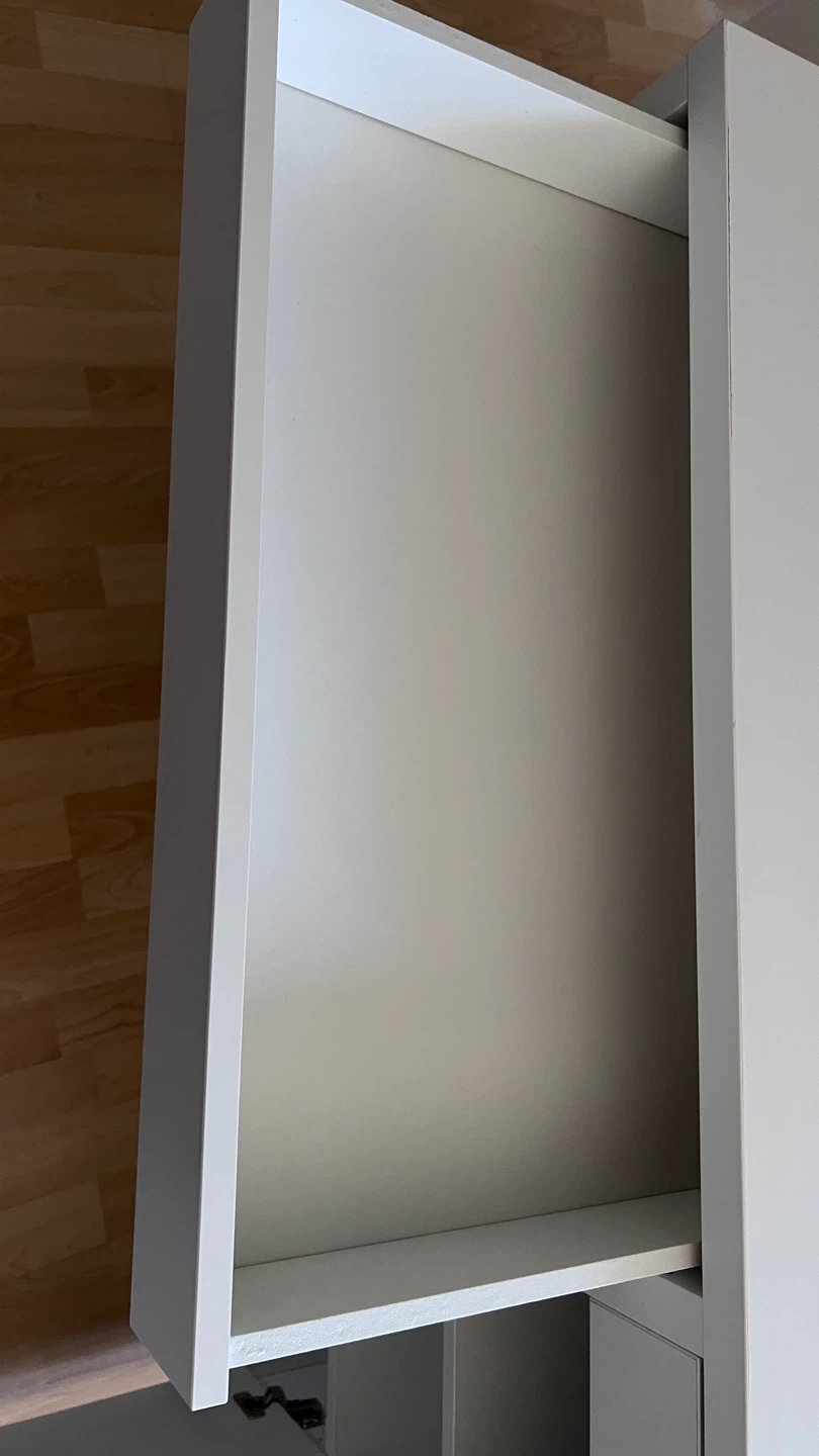 IKEA White Desk with Storage - photo 3