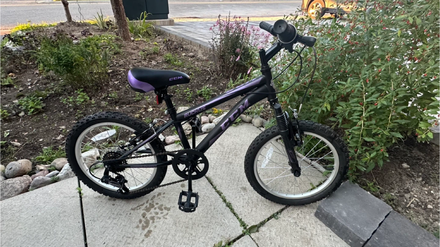 CCM 18” Ruckus Kids Bike - Shimano Equipped