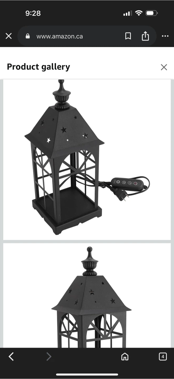 Black Candle Warmer Lamp,night light BRAND NEW - photo 2
