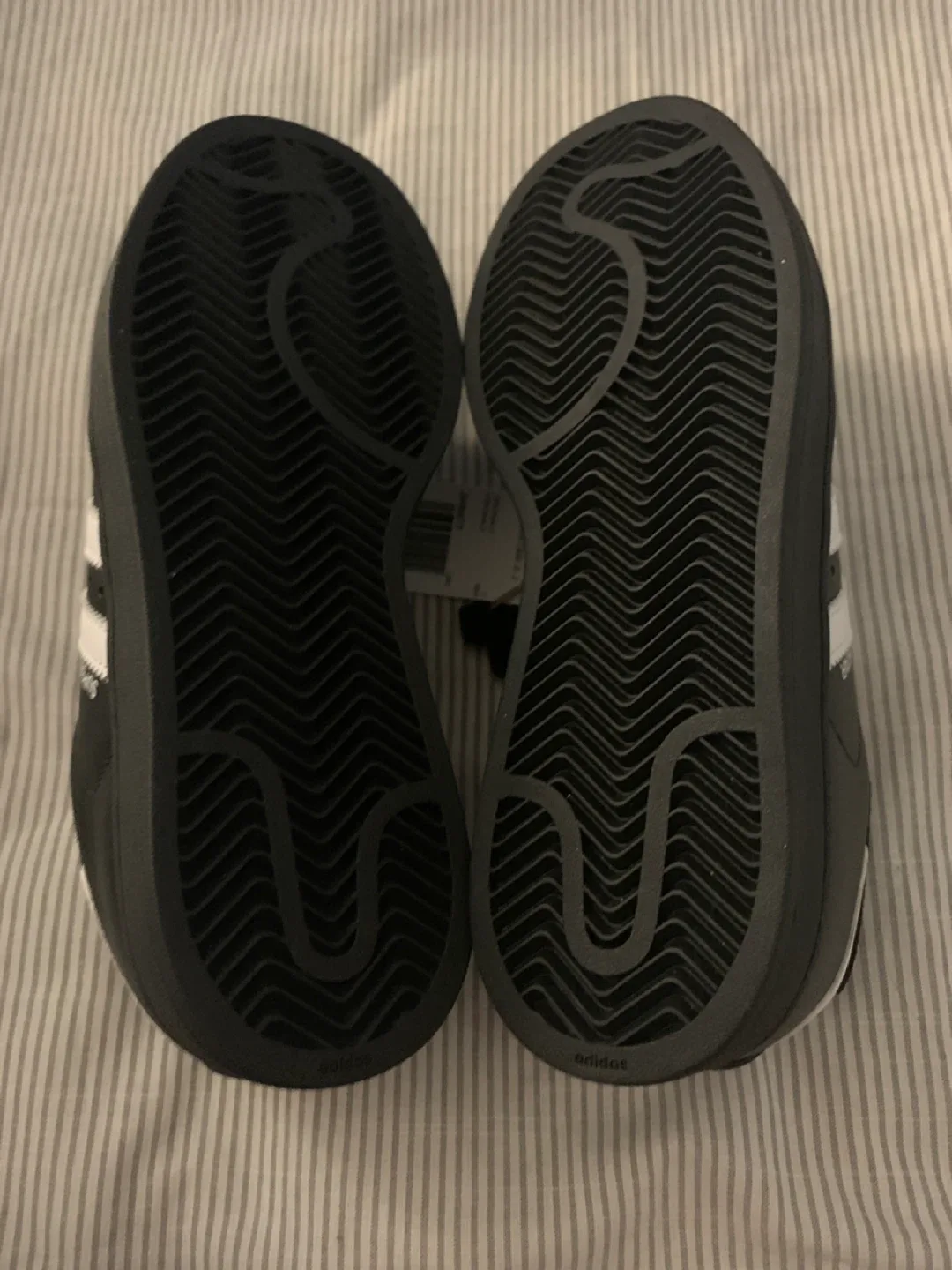 New Adidas Superstar II J Black/White Shoes image indicator(6)