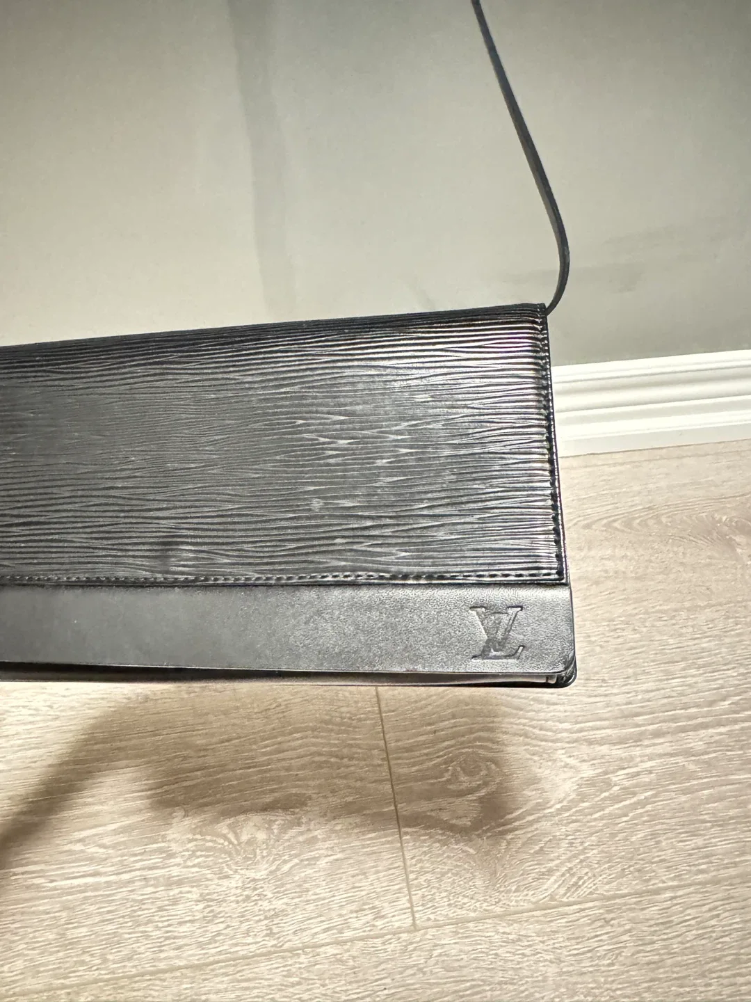 Louis Vuitton Epi Leather Wallet on Strap — Authentic, Black image indicator(4)