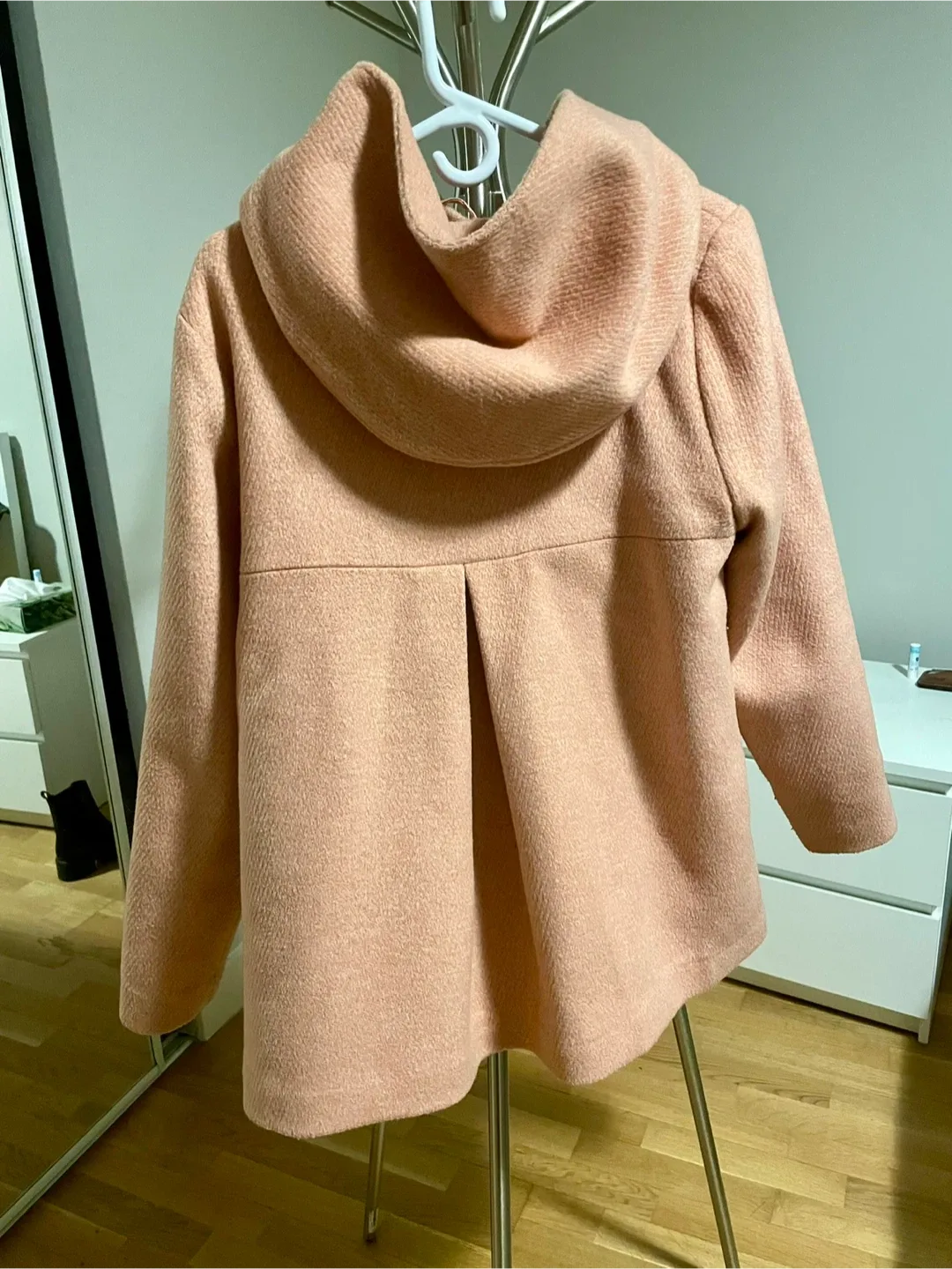 Twik Pink Hooded Coat - Size L image indicator(2)