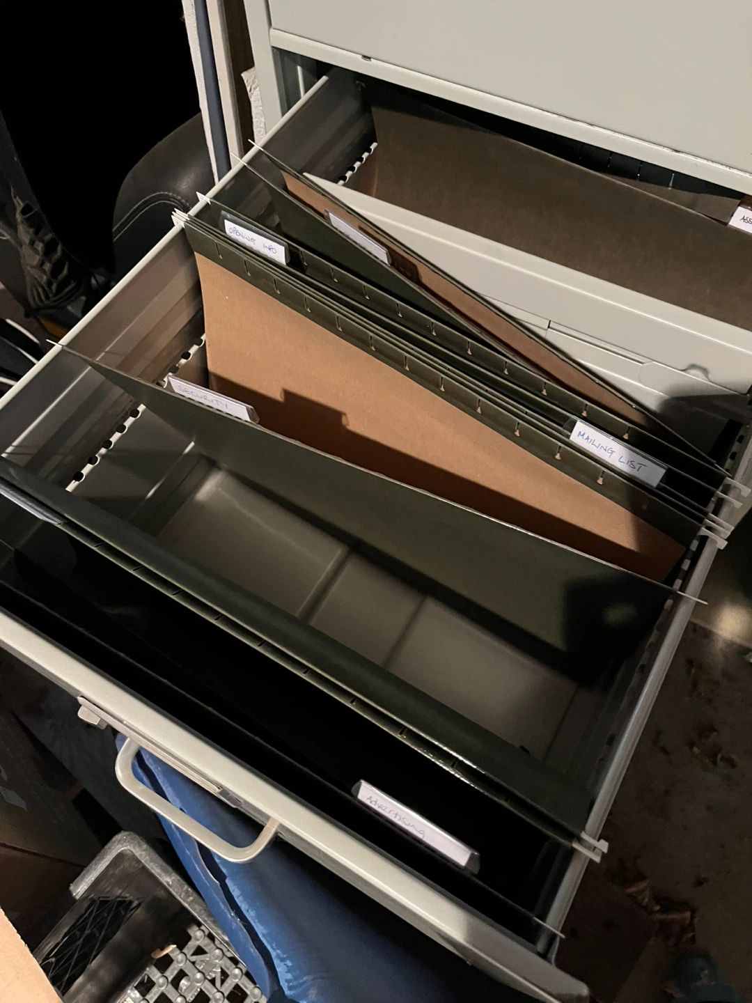 Grey 4-Drawer metal Filing Cabinet - photo 2