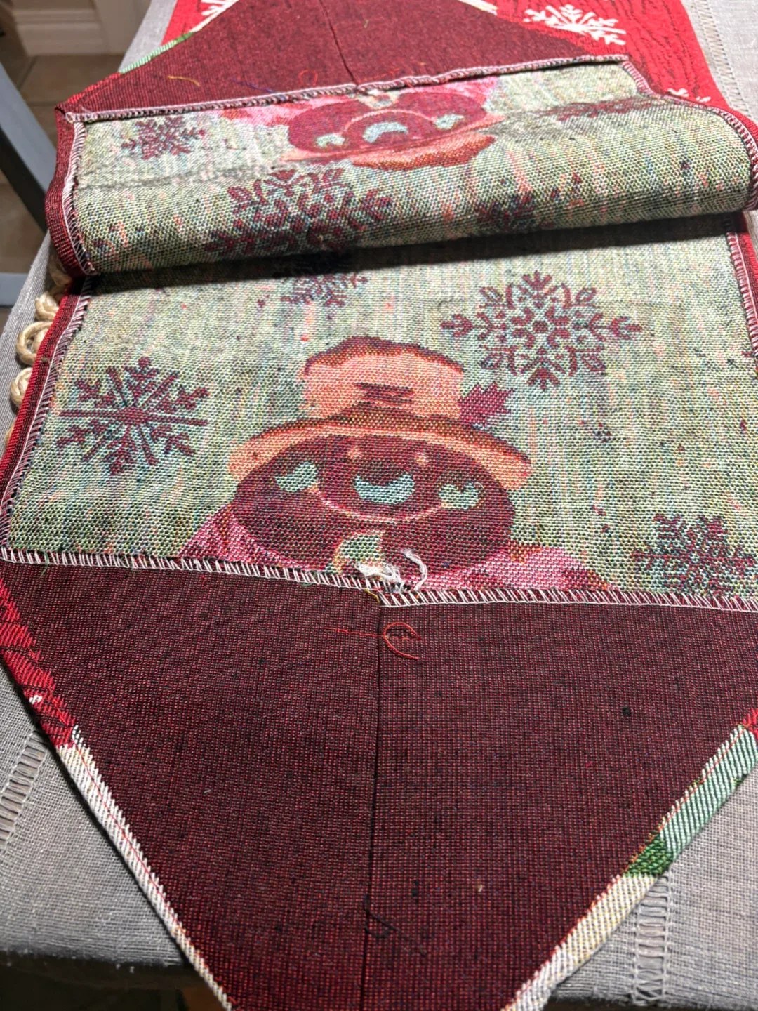 Festive Snowman Table Runner image indicator(3)