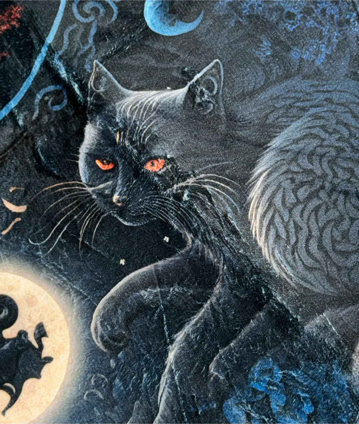 Yin Yang Cats Round Rug image indicator(4)