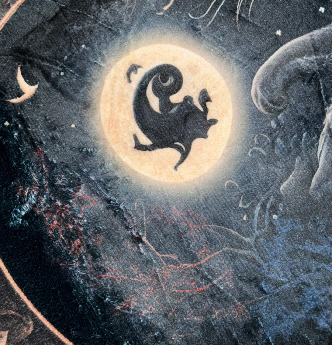 Yin Yang Cats Round Rug image indicator(6)