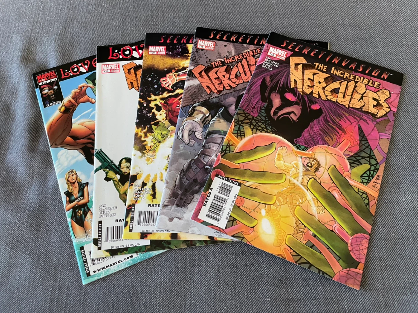 Comic Books – The Incredible Hercules #118–122 (2008) - photo 2