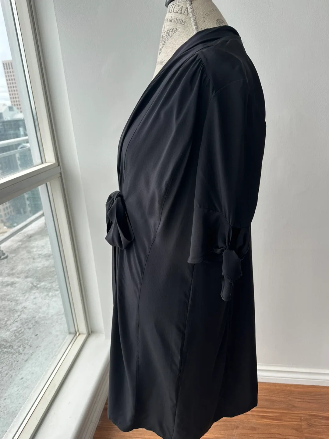 Diane von Furstenberg Silk Dress with Lattice Detail image indicator(2)