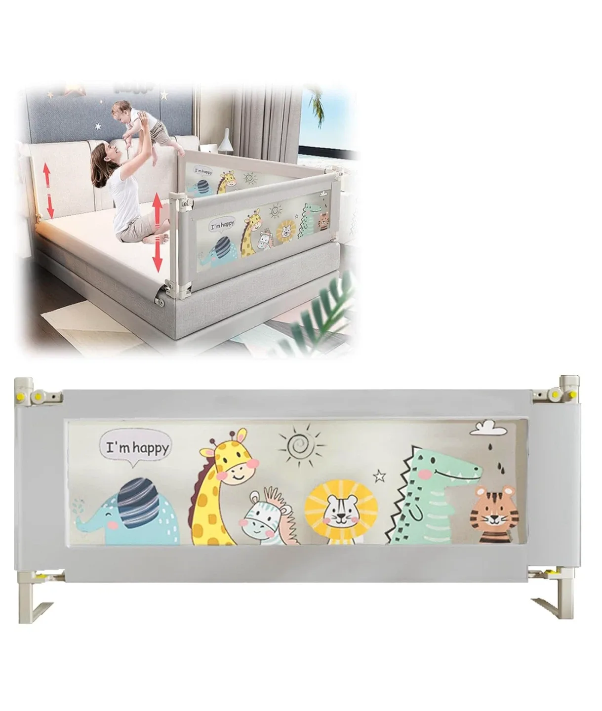 Toddler Bed Rail Safety Guard image indicator(2)