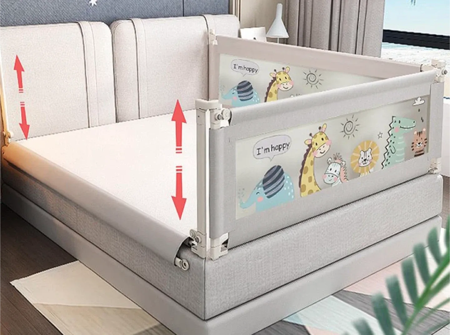 Toddler Bed Rail Safety Guard image indicator(3)