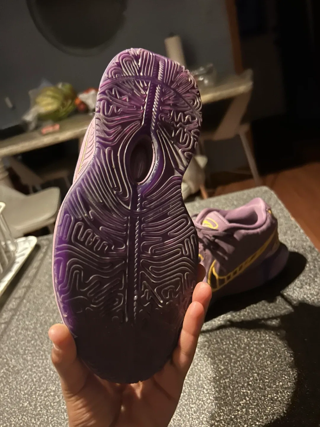 Nike Purple LeBrons Basketball Shoes image indicator(3)