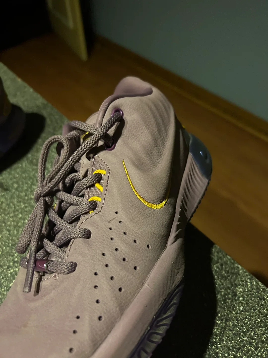 Nike Purple LeBrons Basketball Shoes image indicator(2)