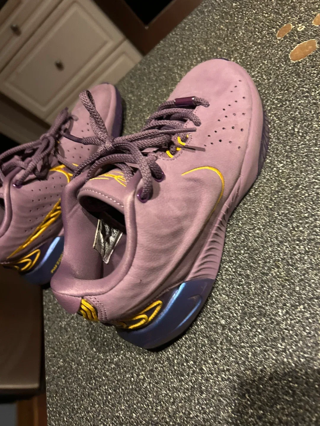 Nike Purple LeBrons Basketball Shoes image indicator(6)