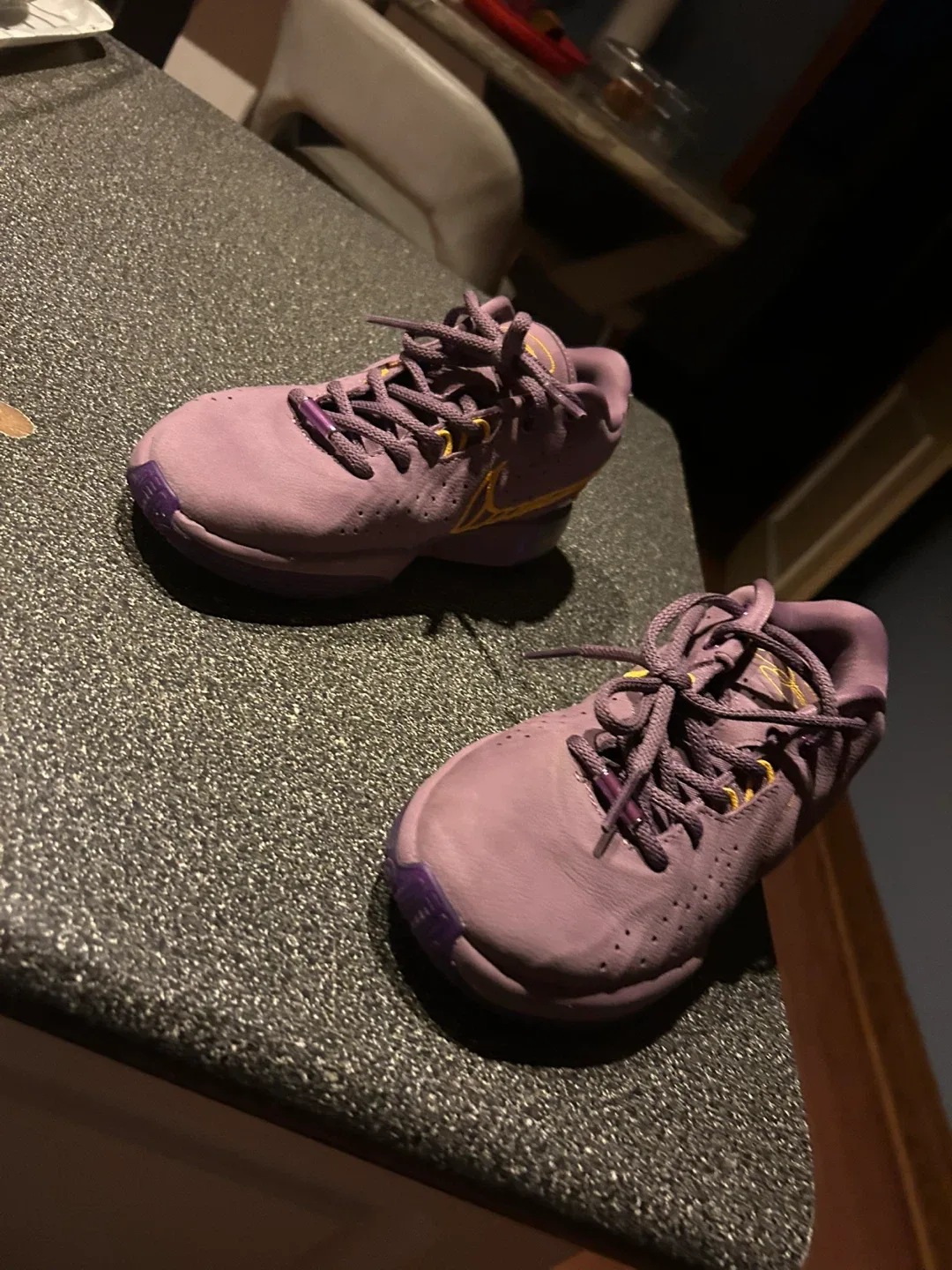 Nike Purple LeBrons Basketball Shoes image indicator(4)