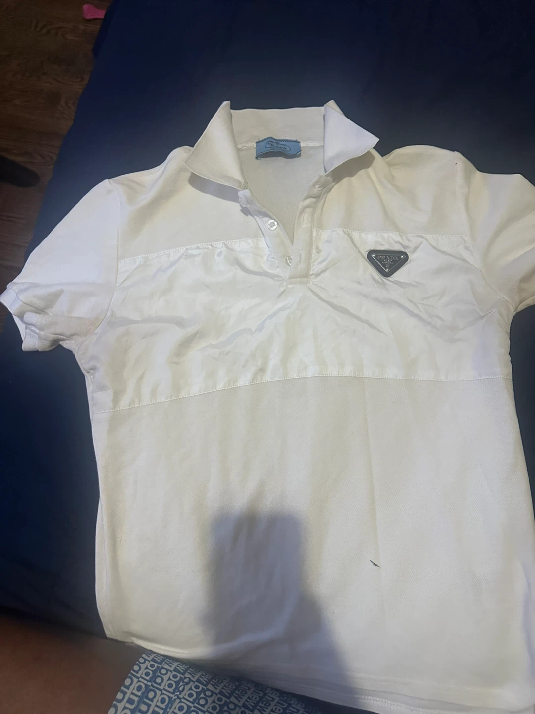Prada Milano White Polo Shirt