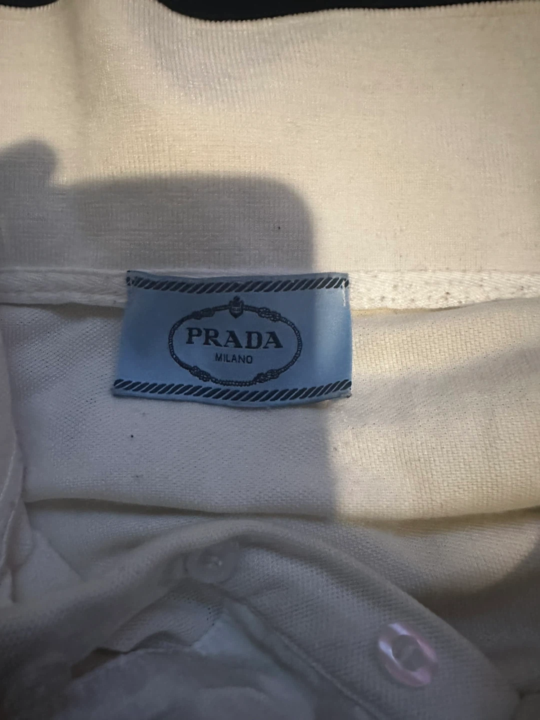 Prada Milano White Polo Shirt - photo 3