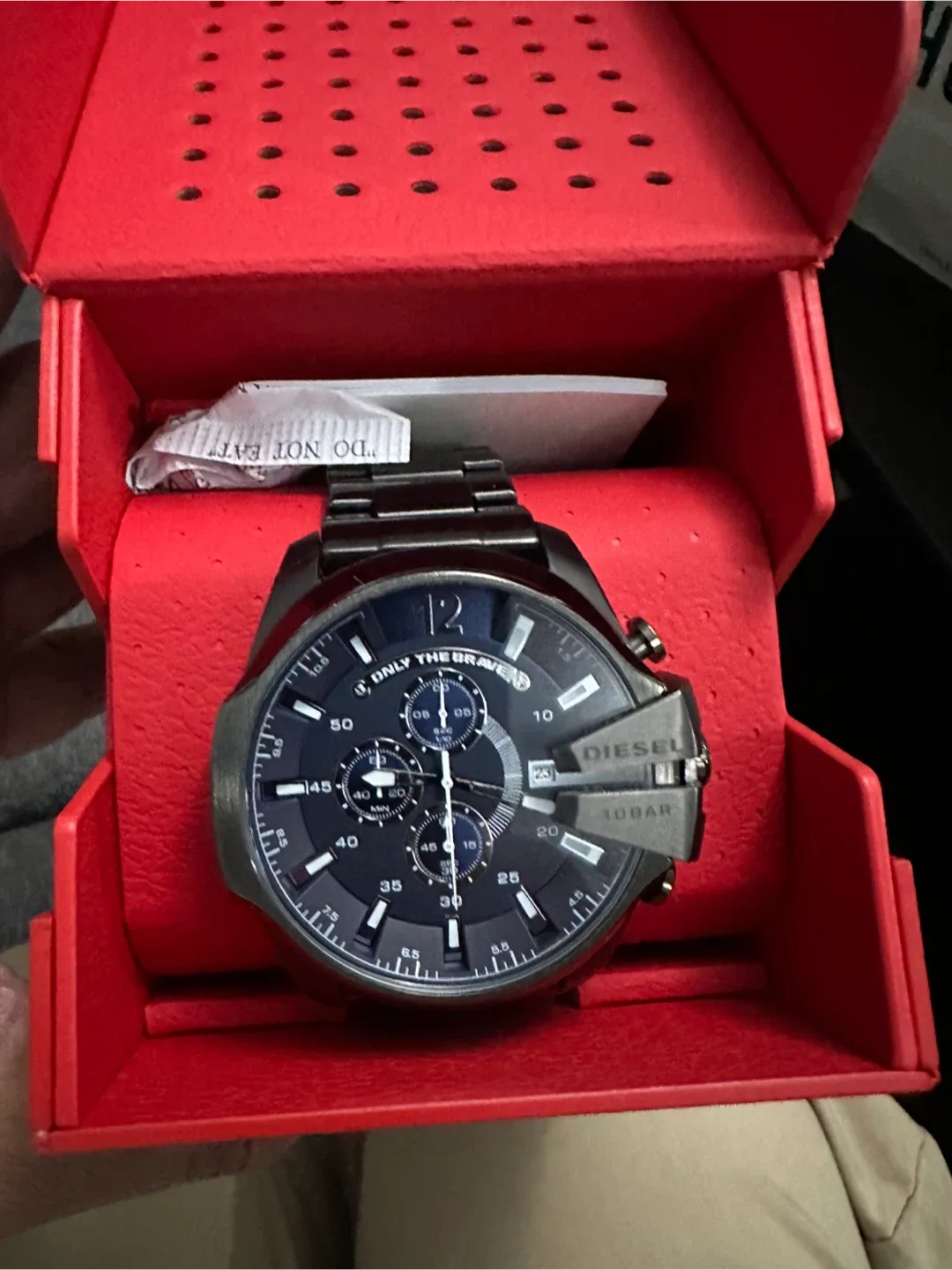 Diesel Only The Brave Black Stainless Steel Watch thumbnail