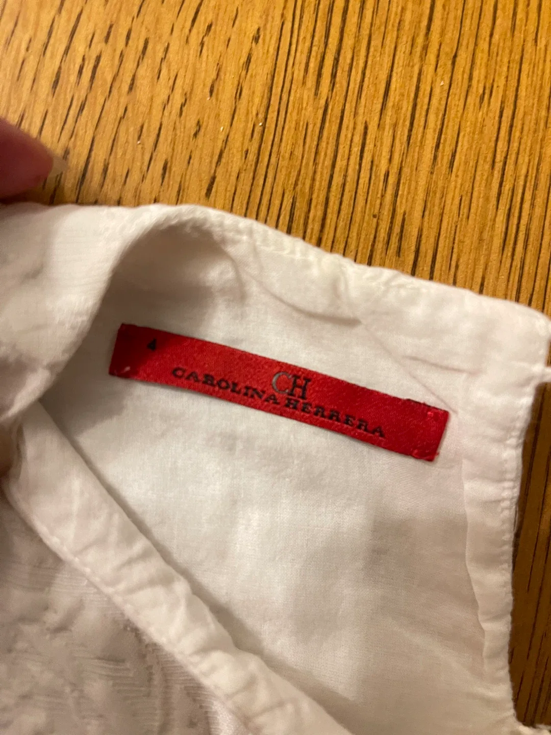 Carolina Herrera Girl's Dress Size 4 image indicator(2)