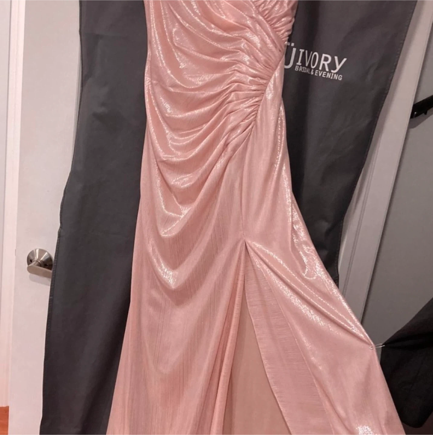 Blü Ivory Pink Evening Dress - photo 3