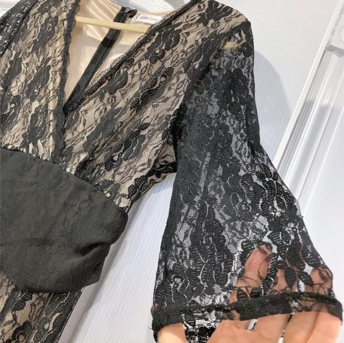 COOL CURE Black Lace Maxi Dress - photo 3