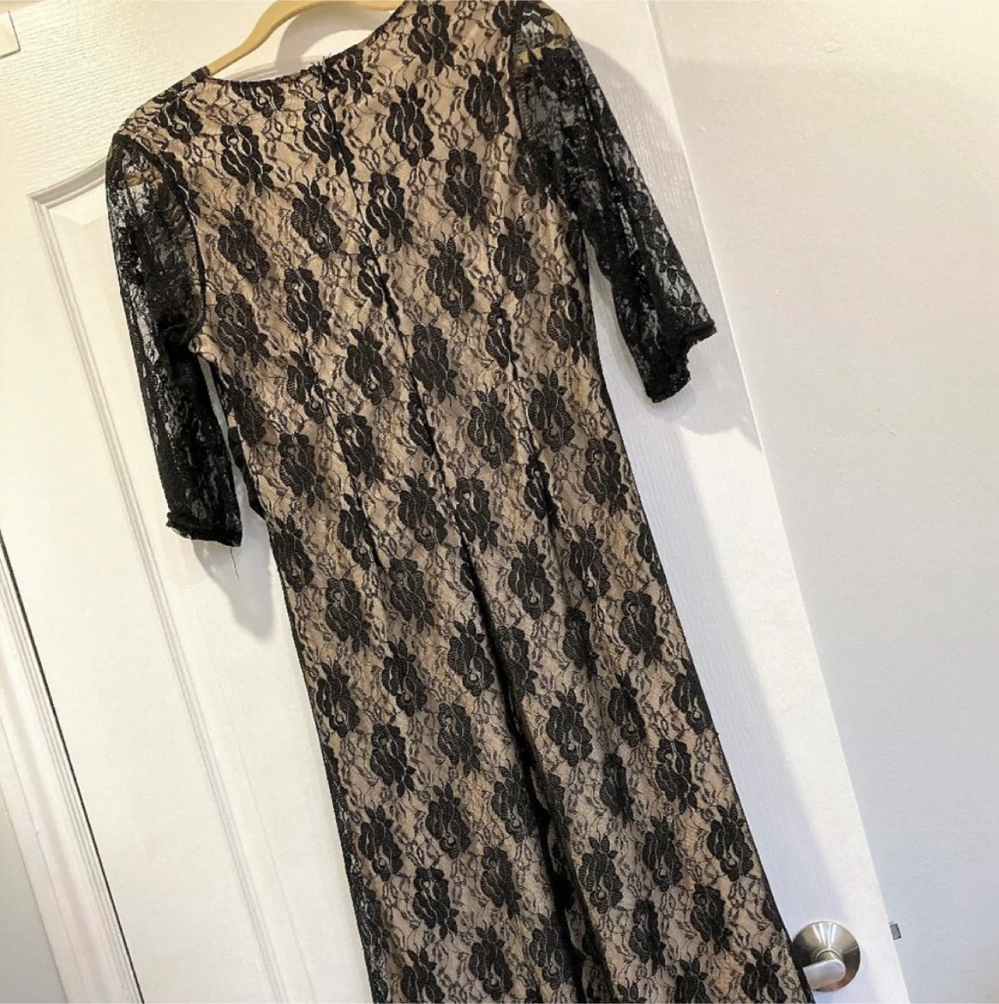 COOL CURE Black Lace Maxi Dress - photo 5
