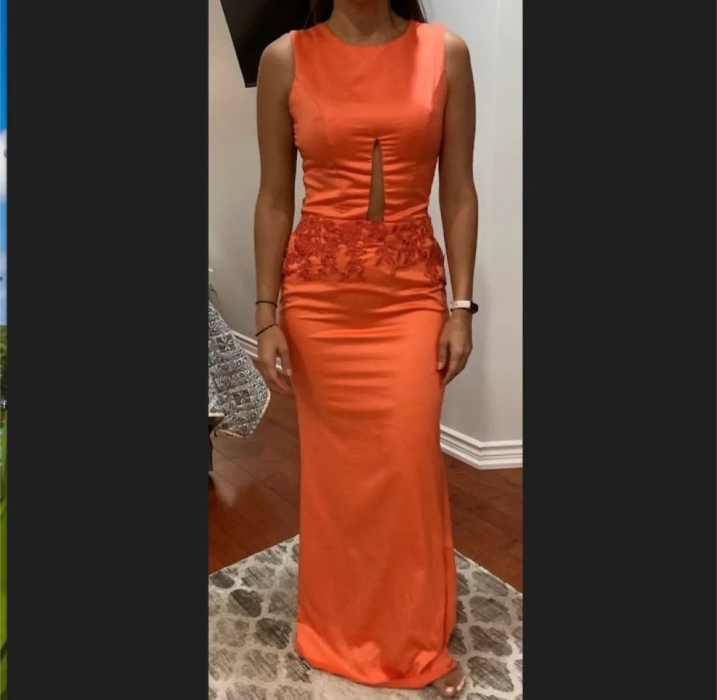 Coral Formal Dress thumbnail