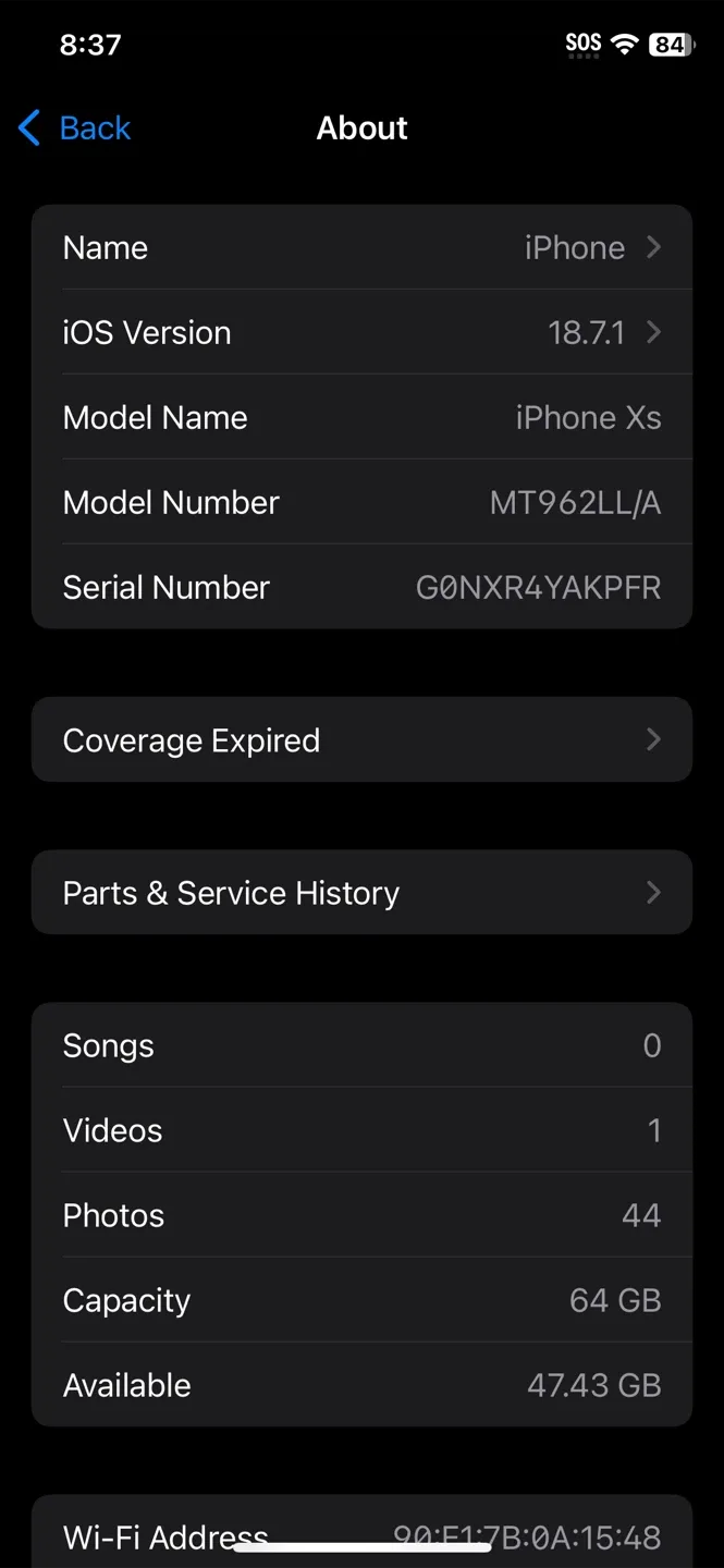 iPhone XS Gold image indicator(5)