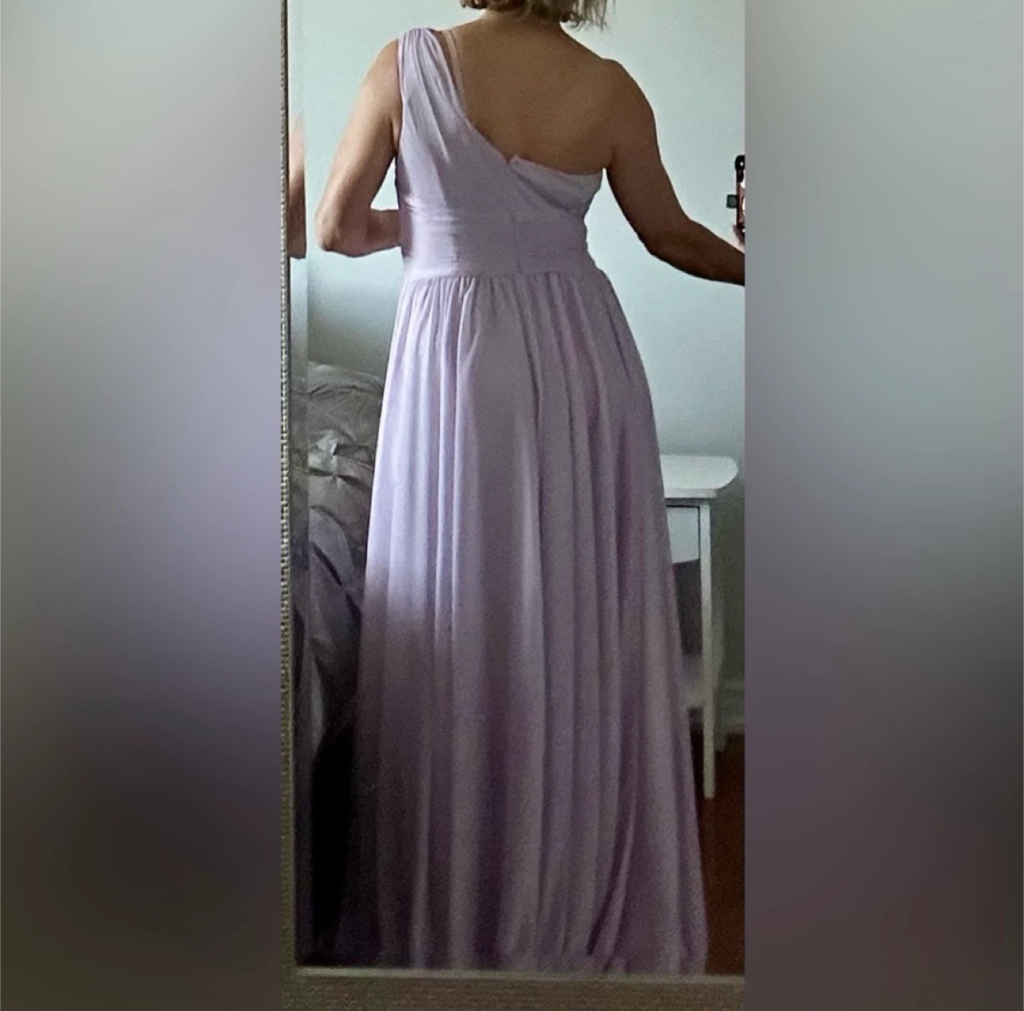 David's Bridal One Shoulder Dress - Size 18 - photo 2