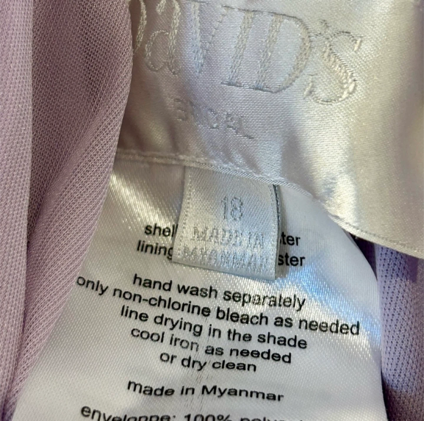 David's Bridal One Shoulder Dress - Size 18 - photo 5