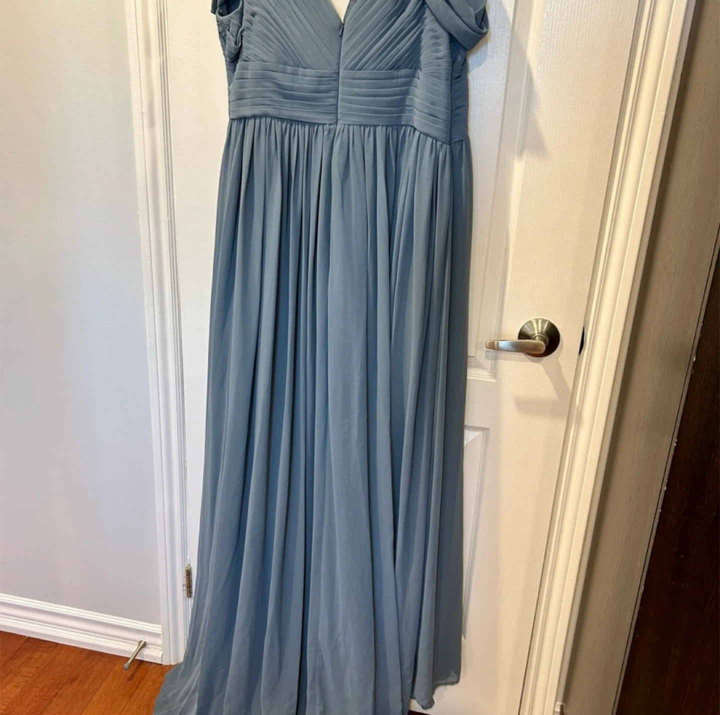 Dusty Blue Bridesmaid Dress - photo 4