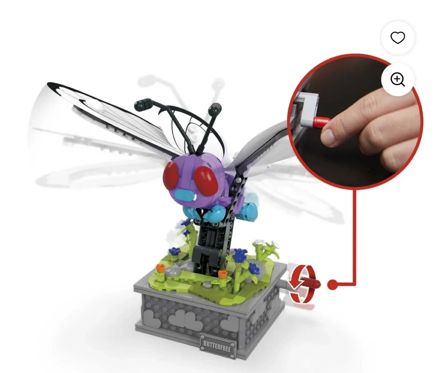 MEGA Pokémon Motion Butterfree Building Set (605 pcs) image indicator(2)