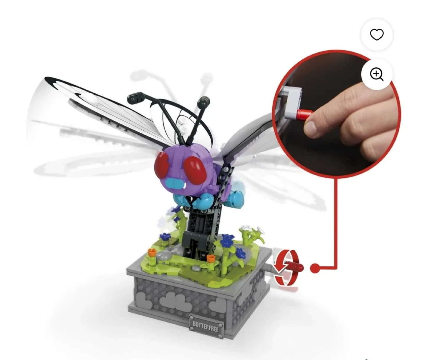 MEGA Pokémon Motion Butterfree Building Set (605 pcs) image indicator(3)